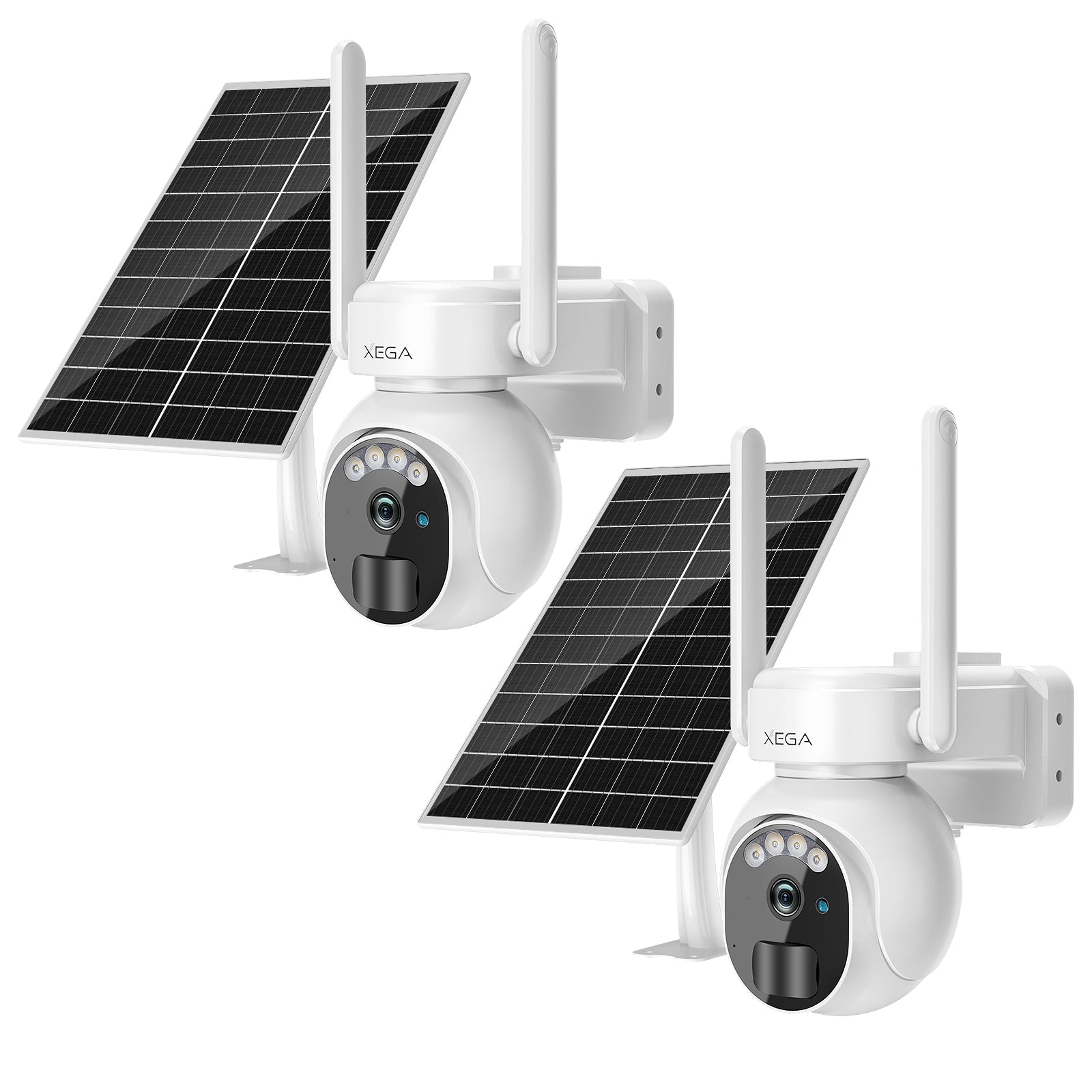 Xega XG-07 4G LTE Security Camera No WiFi With SIM Card 2K Super HD, PIR Motion Sensor, Colour Night Vision, 2 Way Talk,Smart Detection,IP66.