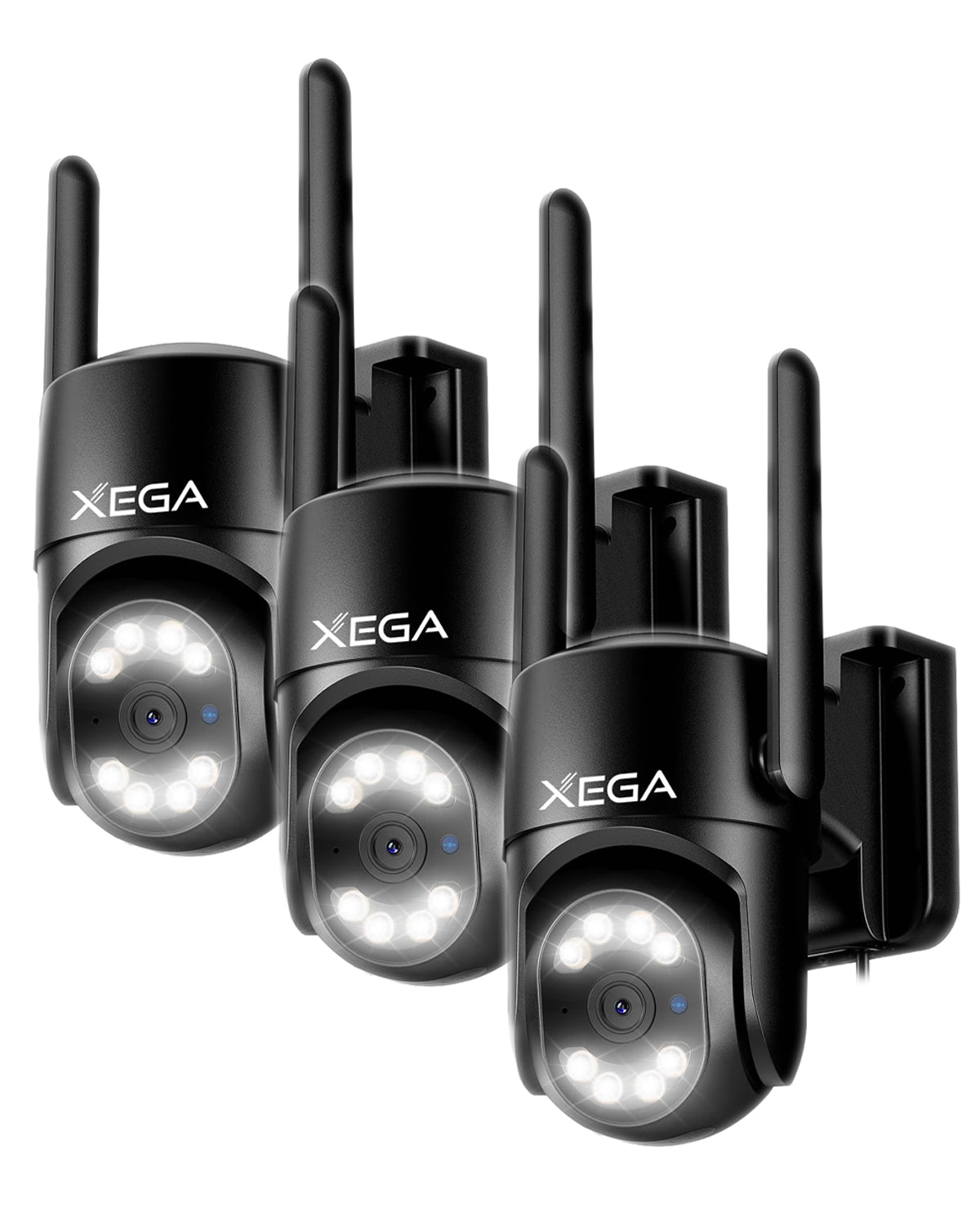 【2ᵉ article à seulement 19,99 €】Xega 4G LTE Caméra Surveillance avec Carte SIM【24/7 Enregistrement】, AI Détection Humaine Suivi