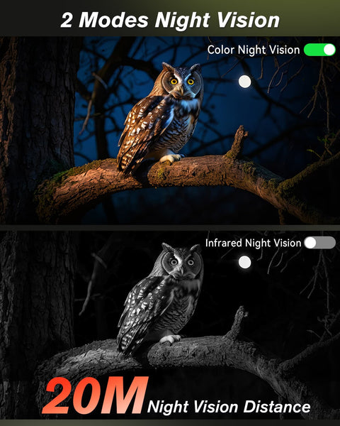 Xega XG-15 4G LTE Solar-Powered Wildlife Camera ¨C 2K PTZ Color Night Vision, Live Streaming, PIR Motion Detection, Cloud Storage/TF Card.