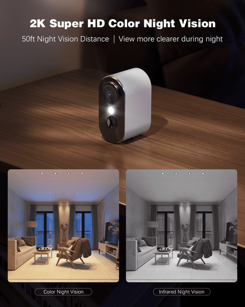 Xega XG-13 4G LTE Indoor Surveillance Camera With Sim Card, 2K Super HD,PIR Motion Detection, 3MP Colour Night Vision, 2-Way Audio, Alarm, TF/Cloud, IP65.