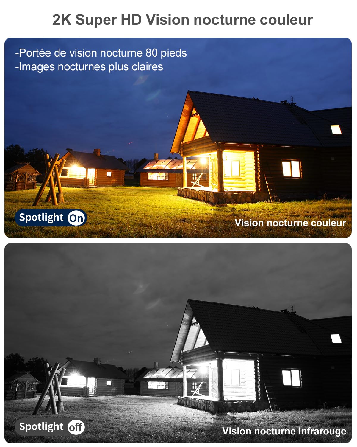 【2ᵉ article à seulement 19,99 €】Xega 4G LTE Caméra Surveillance avec Carte SIM【24/7 Enregistrement】, AI Détection Humaine Suivi