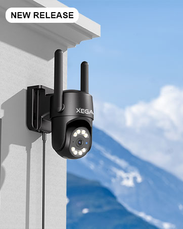 【2ᵉ article à seulement 19,99 €】Xega 4G LTE Caméra Surveillance avec Carte SIM【24/7 Enregistrement】, AI Détection Humaine Suivi