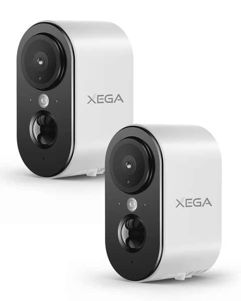 Xega XG-13 4G LTE Indoor Surveillance Camera With Sim Card, 2K Super HD,PIR Motion Detection, 3MP Colour Night Vision, 2-Way Audio, Alarm, TF/Cloud, IP65.
